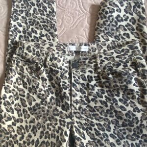 Leopard Print Jeans
